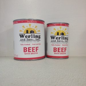 Canned beef