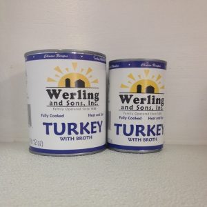 Canned turkey