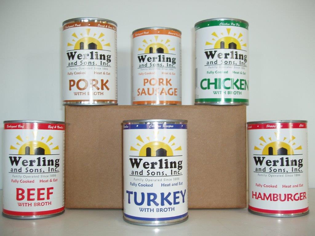 Canned Meats from Werling & Sons, Inc.