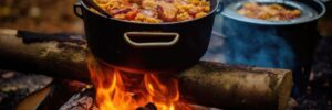 Camping meals using canned meats from Werling & Sons, Inc.