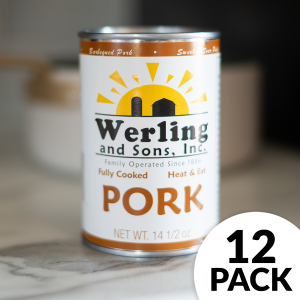 canned barbecue pork