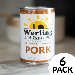 canned barbecue pork