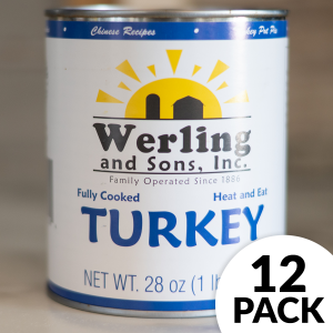 Canned turkey